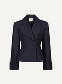Charlotte Blazer Linen&Wool Ocean