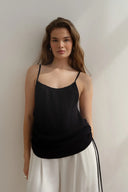 Amore Top Silk Black