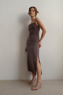 Laura Dress Taupe