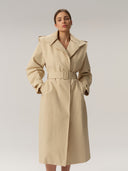 Roux Coat Almond