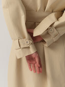 Roux Coat Almond