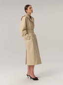 Roux Coat Almond