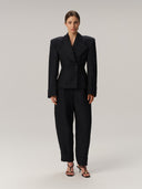 Charlotte Blazer Linen&Wool Ocean