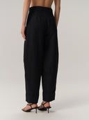 Selda Pants Linen&Wool Ocean