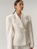 Charlotte Blazer Linen&Wool Creme