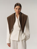 Noa Triangle scarf Walnut