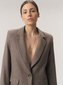 Faye Blazer Ash Beige